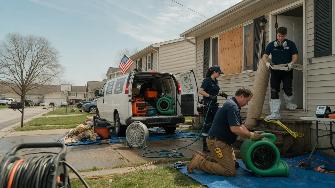Water Damage Restoration in Fleetville, PA near me